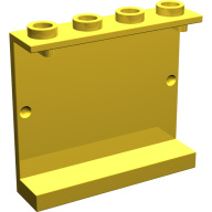 Lego panel, zeď 1x4x3, žlutá (421524, 4105206, 4200500)